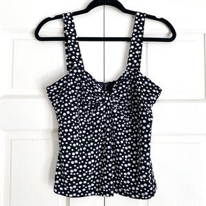 INC Polka Dot Cropped Top